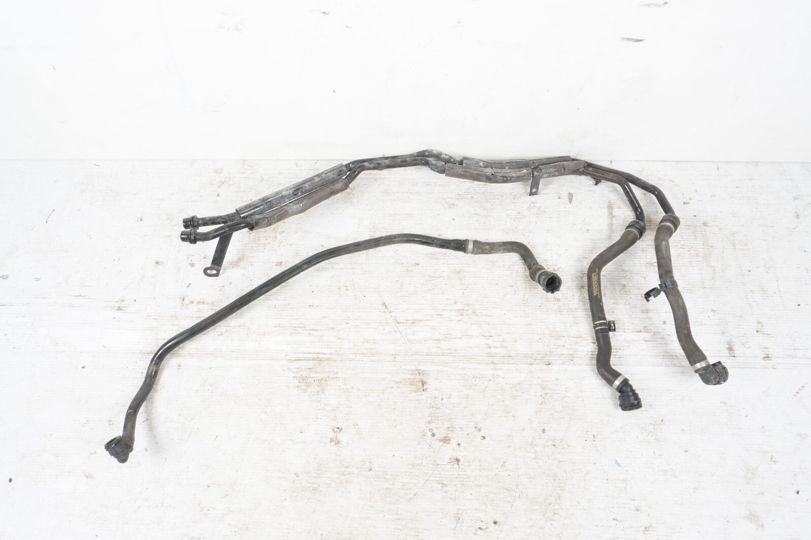 14-17 Mercedes S550e W222 3.0L Engine Coolant Hose Line Pipe SET OEM