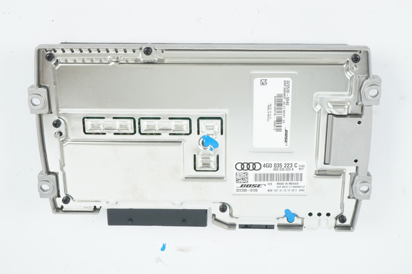 2012 - 2015 AUDI A7 S7 AMPLIFIER AMP AUDIO BOSE 4G0035223C OEM
