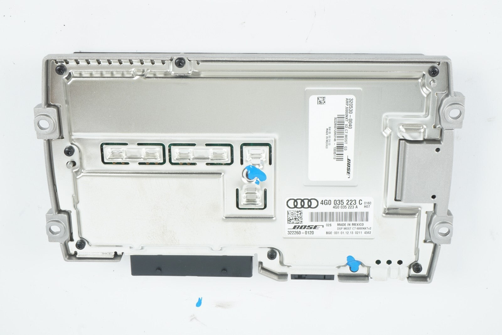 2012 - 2015 AUDI A7 S7 AMPLIFIER AMP AUDIO BOSE 4G0035223C OEM