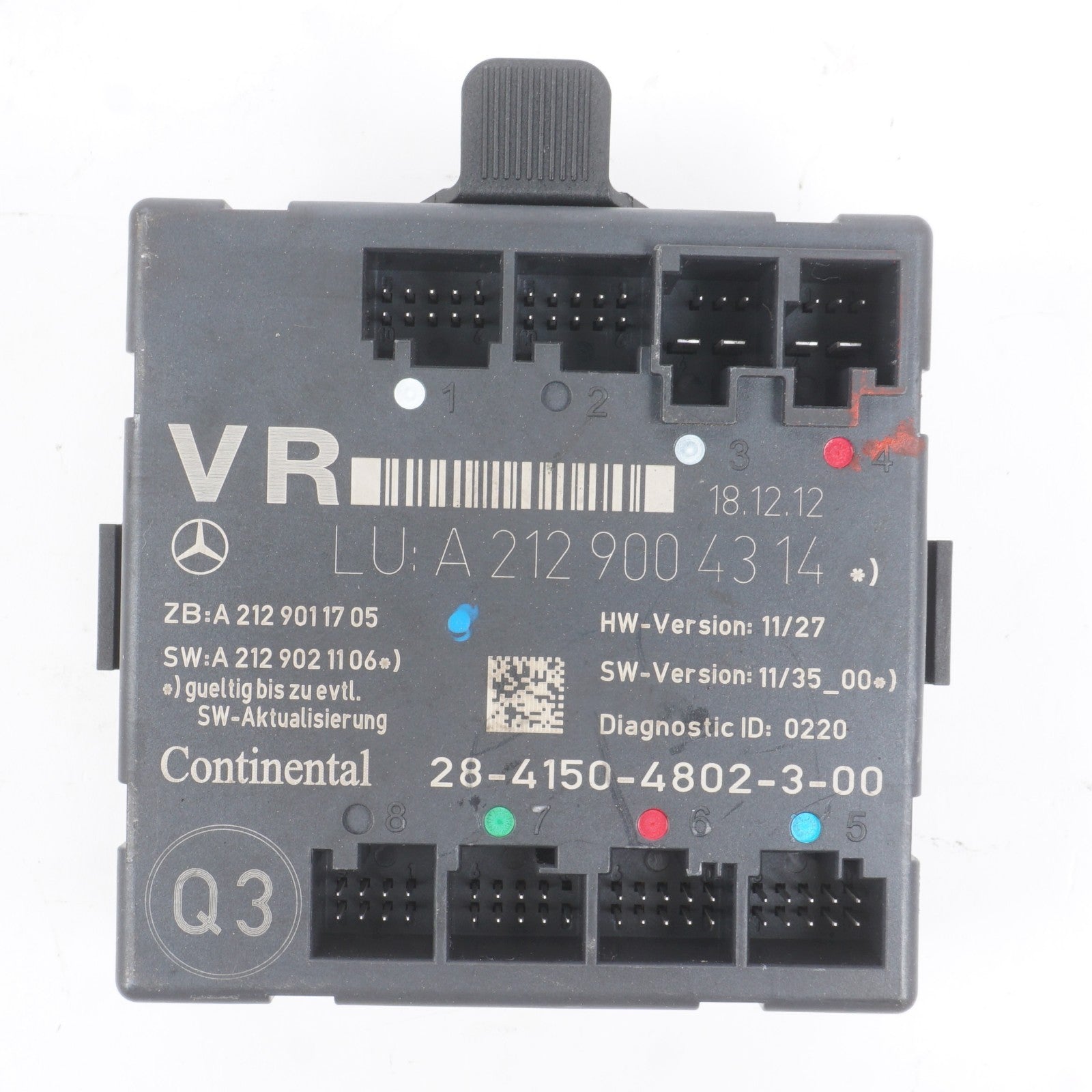 08-18 Mercedes E350 C300 SLK250 Front Right Side Door Control Module OEM