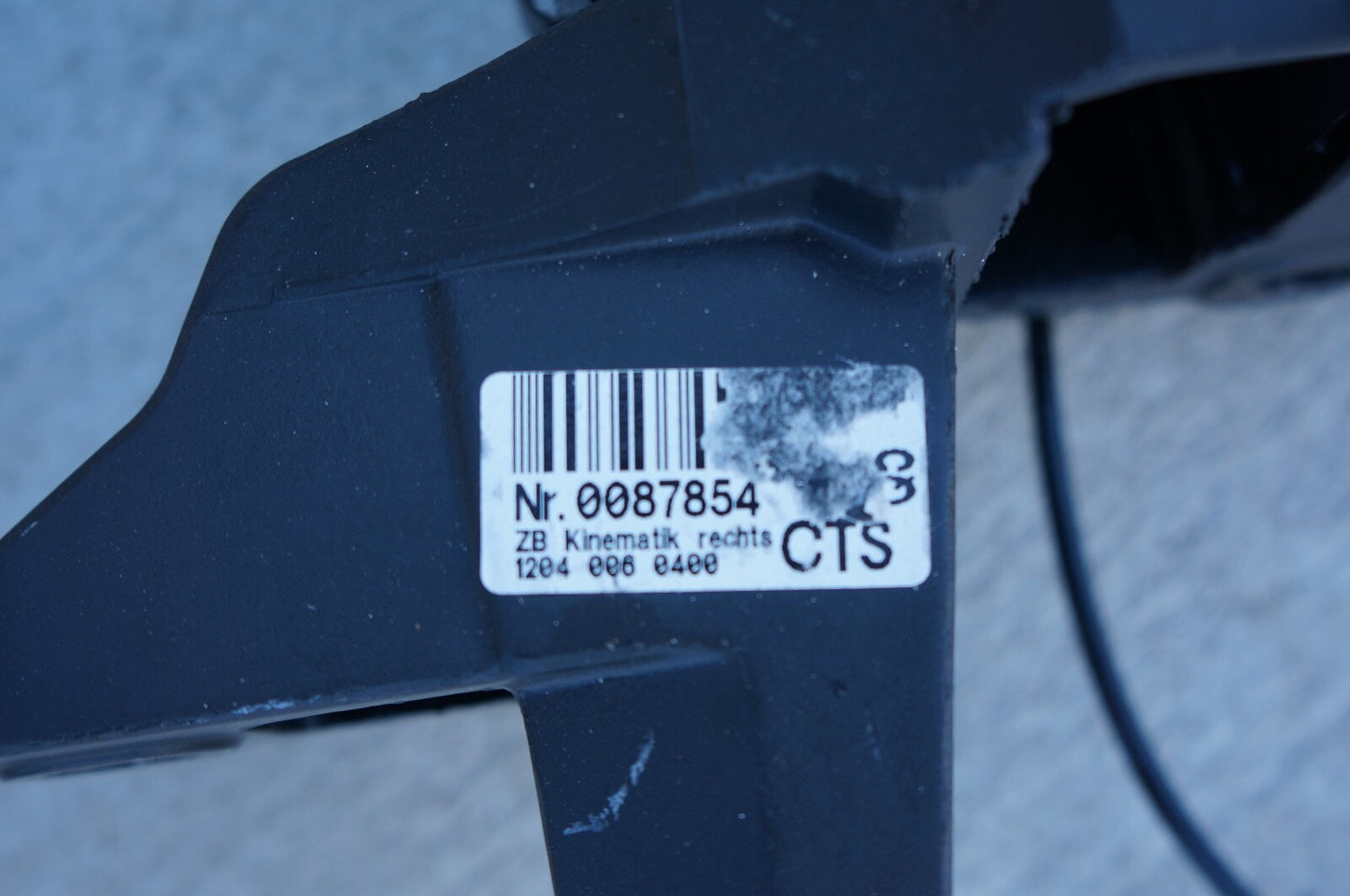 03-08 Mercedes R230 SL500 Right Convertible Hard Roof Top Hinge Frame Assembly