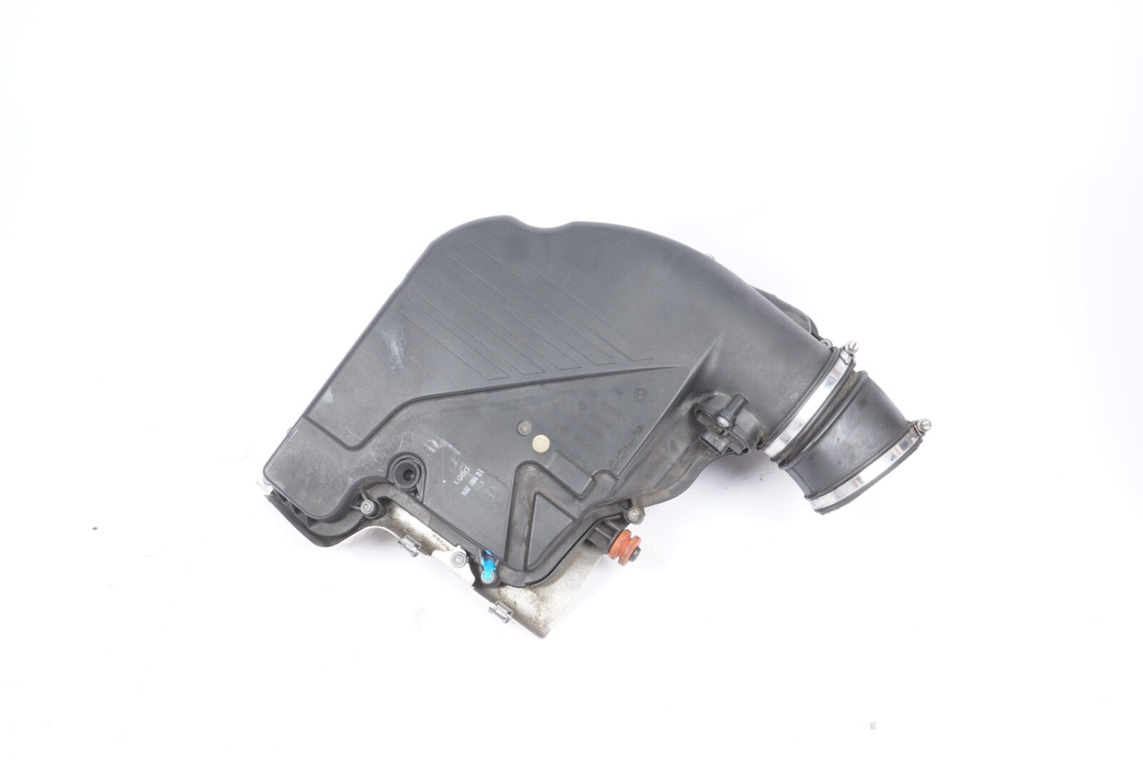 11-16 BMW 650i 750i LEFT LH DRIVER ENGINE MOTOR AIR INTAKE CLEANER FILTER BOW