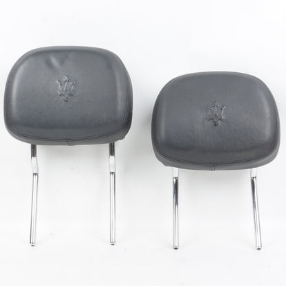 2014 - 2017 MASERATI GHIBLI FRONT LEFT & RIGHT SEAT HEADREST PAIR OEM