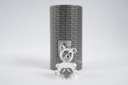 Retired Swarovski Silver Crystal Large Bear A 7637 NR 075 000 with Original Box