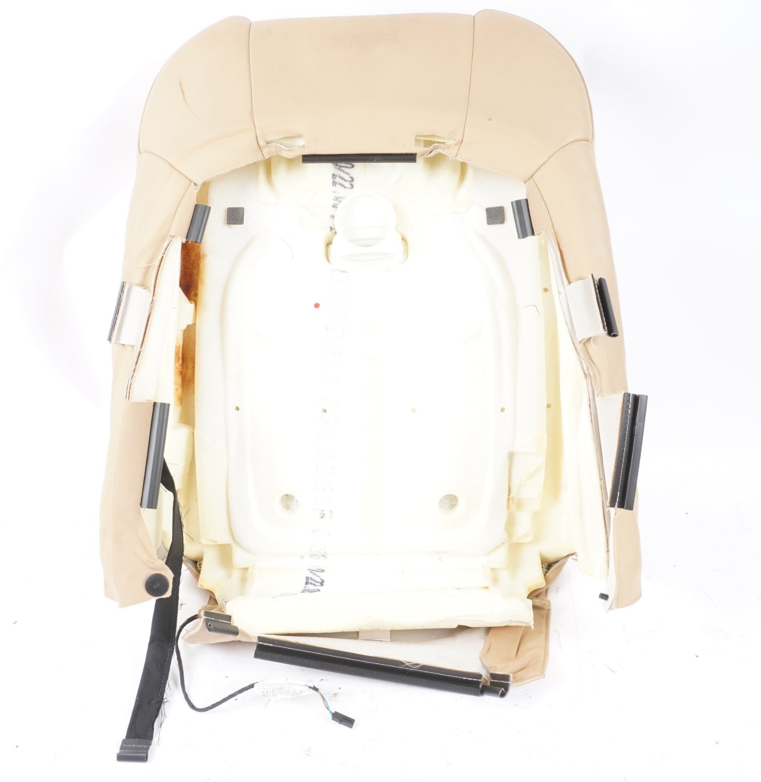 11-18 Porsche Cayenne 958 Front Left Driver Seat Back Upper Cushion OEM