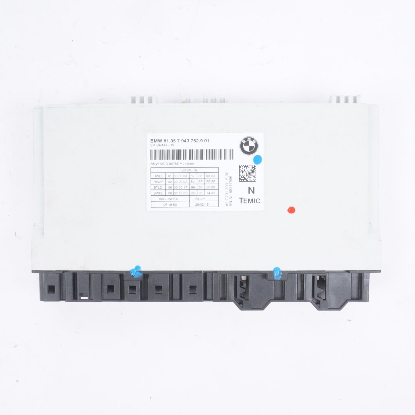 BMW F82 F32 F30 F22 FRONT LEFT DRIVER SIDE SEAT MEMORY CONTROL MODULE OEM
