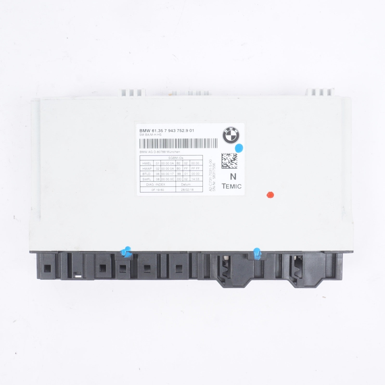 BMW F82 F32 F30 F22 FRONT LEFT DRIVER SIDE SEAT MEMORY CONTROL MODULE OEM