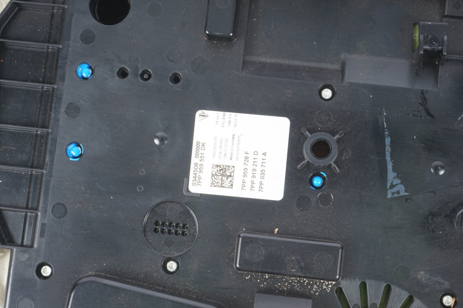 11-18 PORSCHE CAYENNE OEM OVERHEAD ROOF CONSOLE 7PP959551