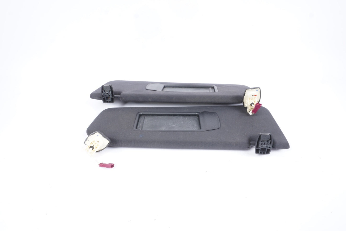 2009 - 2015 BMW 750LI  FRONT RIGHT & LEFT SUN VISOR SHADE SET GRAY CLOTH