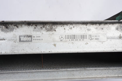 10-13 Mercedes W212 E350 Engine Coolant Radiator A C Condenser A2048305116 OEM