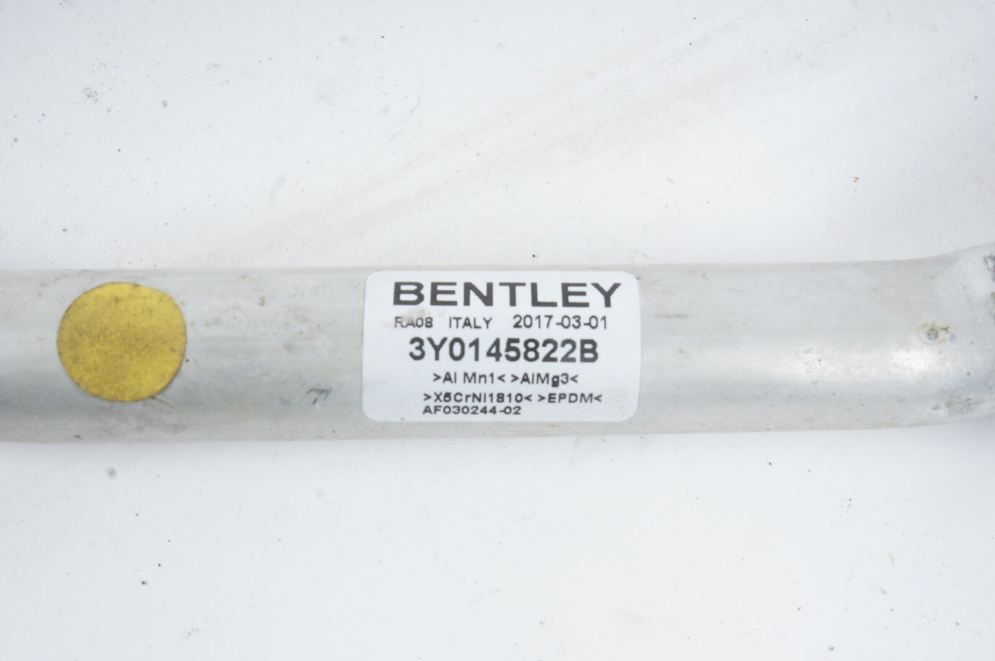 2010 - 2020 Bentley Mulsanne Water Coolant Hose Pipe Line
