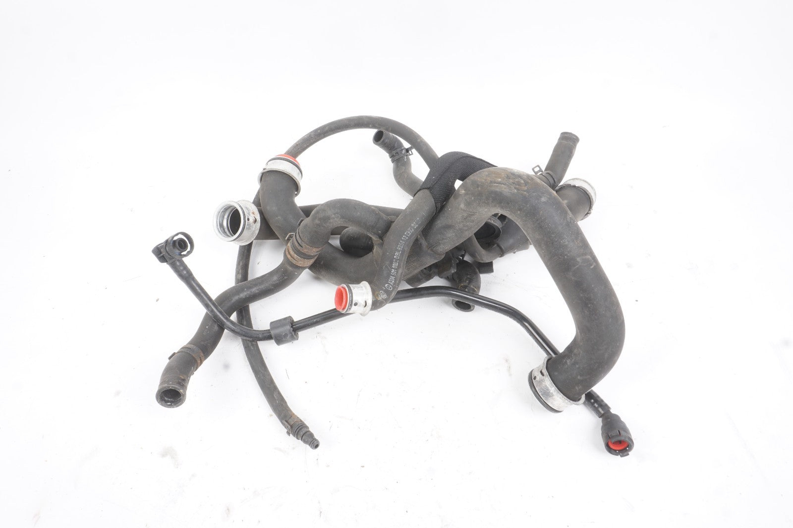 08-11 Mercedes W204 C300 Coolant Hose Line Pipe SET OEM