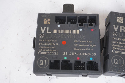 08-18 Mercedes W204 C250 E400 C300 E350 Front Left Right Door Control Module