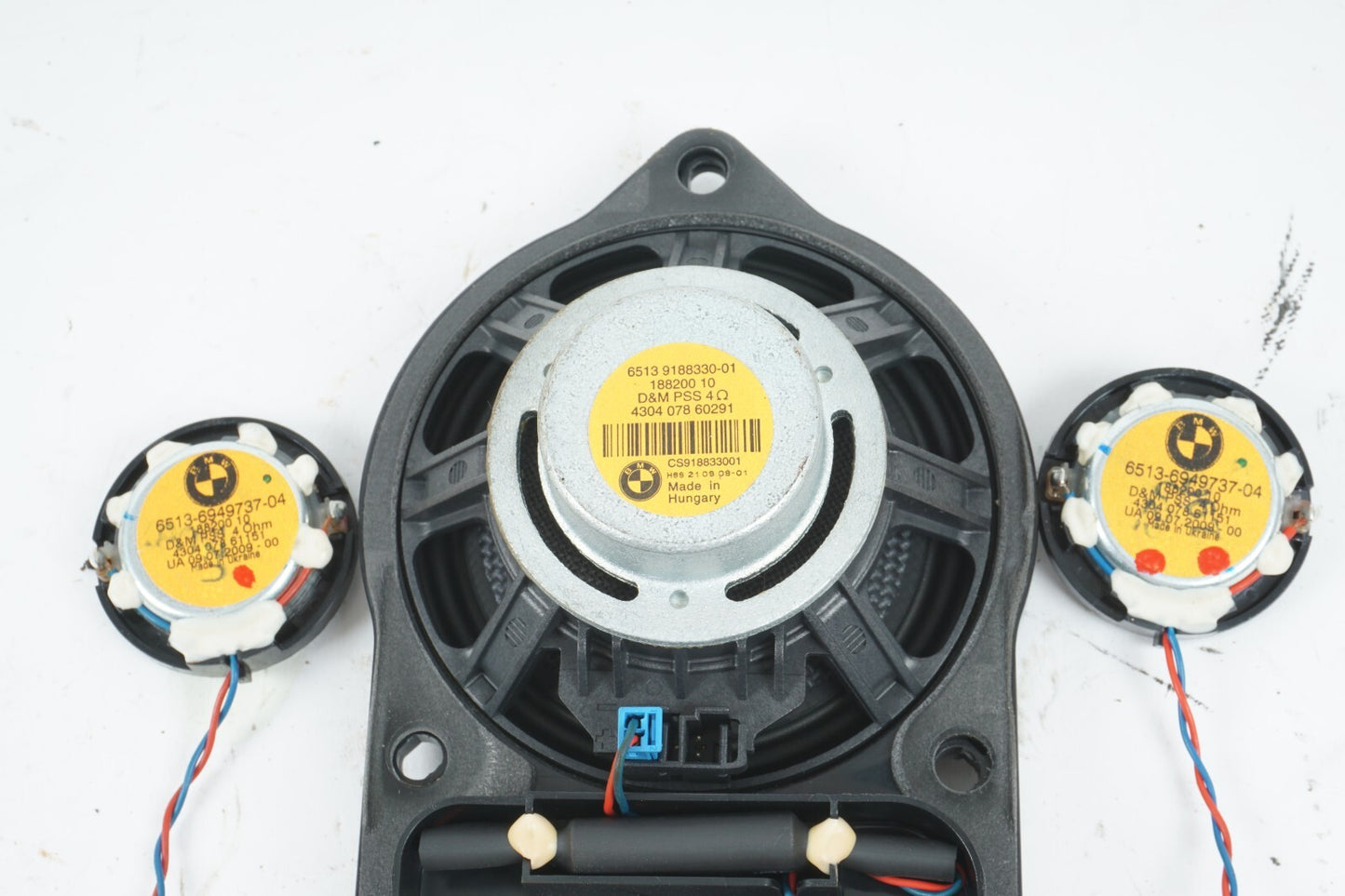 2008 - 2013 BMW X6 Top-HiFi DASHBOARD AUDIO SPEAKER & TWEETER SET OEM