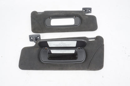 03-12 Mercedes R230 SL55 SL500 AMG Left Right Side Sun Visor Shade Black PAIR