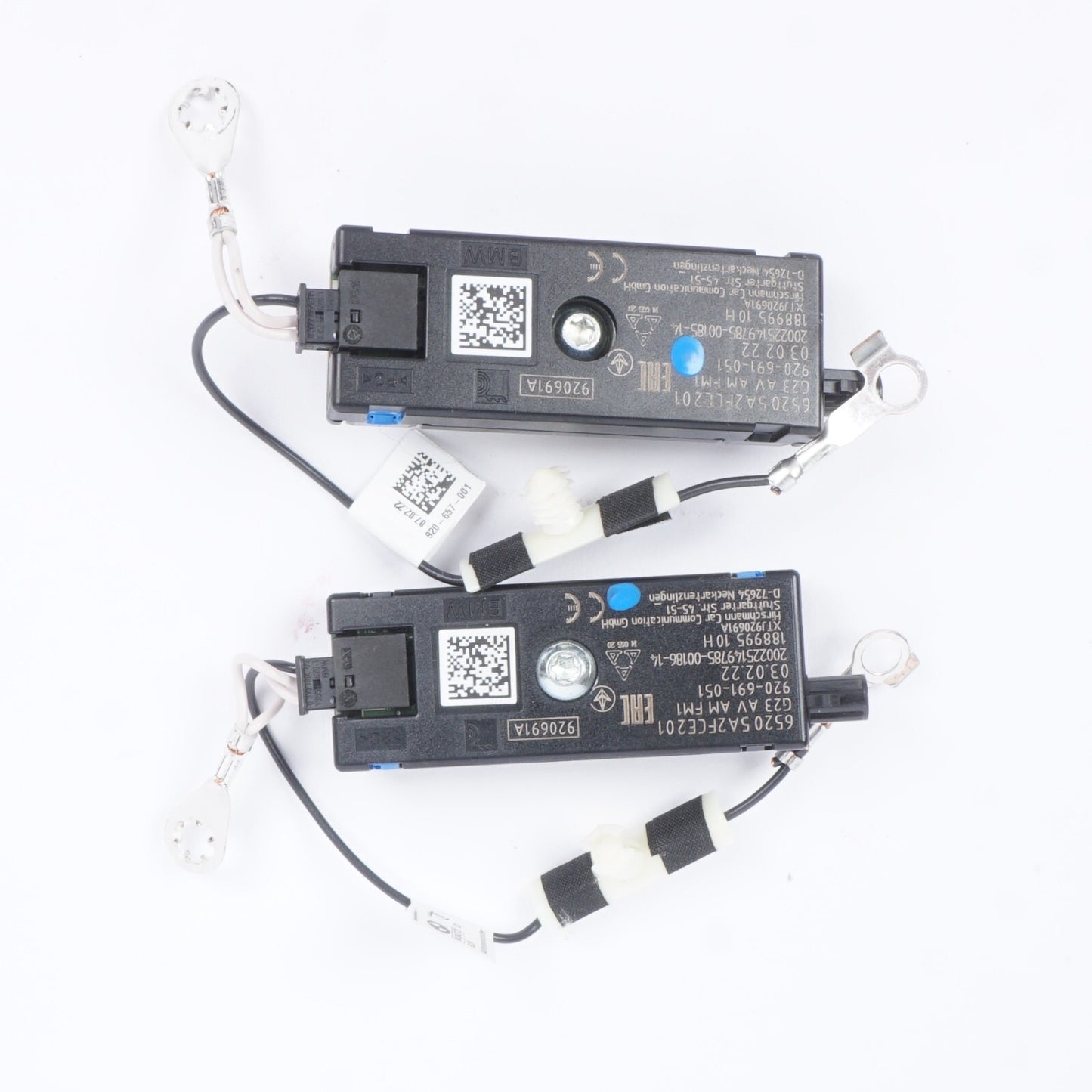 21 - 24 BMW 430I Convertible Antenna Amplifier Set Of 2 OEM