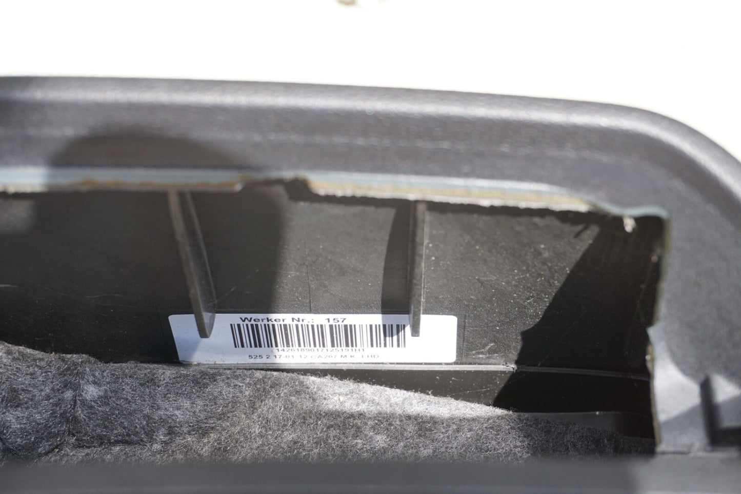 10-13 Mercedes E350 E550 Coupe Dashboard Dash Board Panel Assembly Black Oem