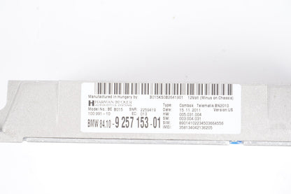 2012 - 2018 BMW 650i 640i Bluetooth Telematics Control Module 9257153-01 OEM