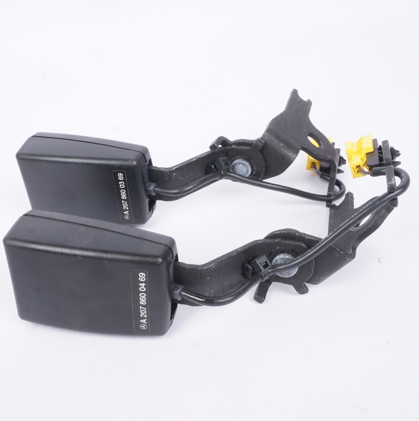10-17 Mercedes W207 E350 E550 Rear Seat Belt Buckle Oem PAIR