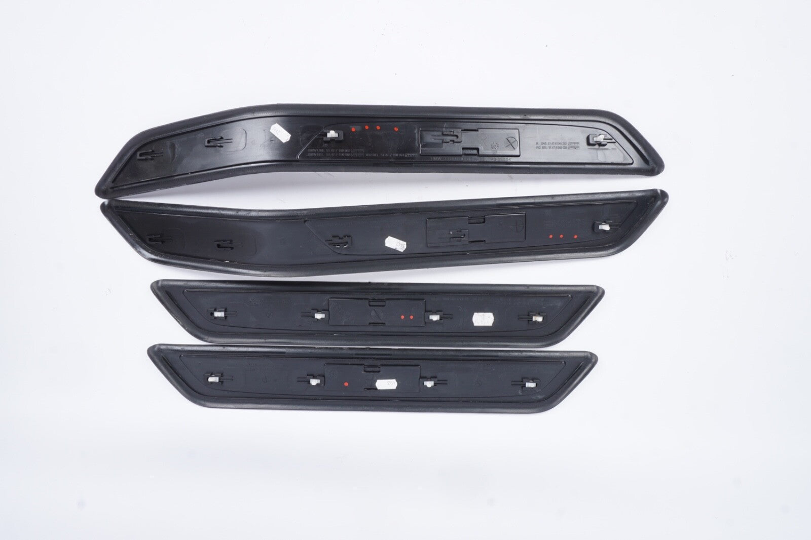 10-15 OEM BMW F02 740 750 Door Sill Plate Molding Trim M SPORT Left Right SET