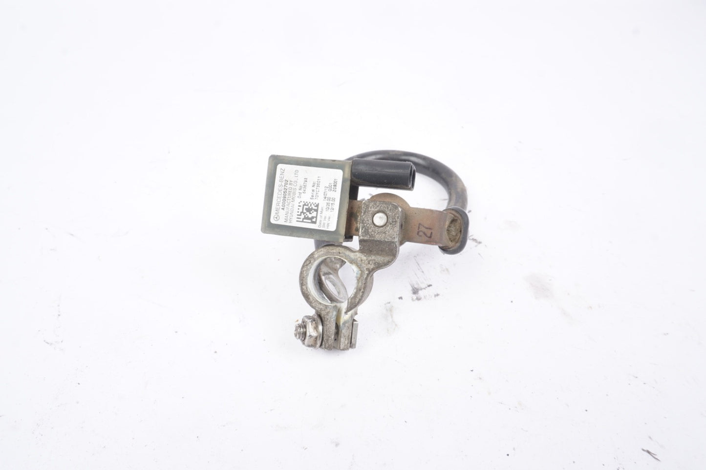 08-20 MERCEDES C CLS E SL SLC SLK NEGATIVE BATTERY GROUND CABLE TERMINAL OEM