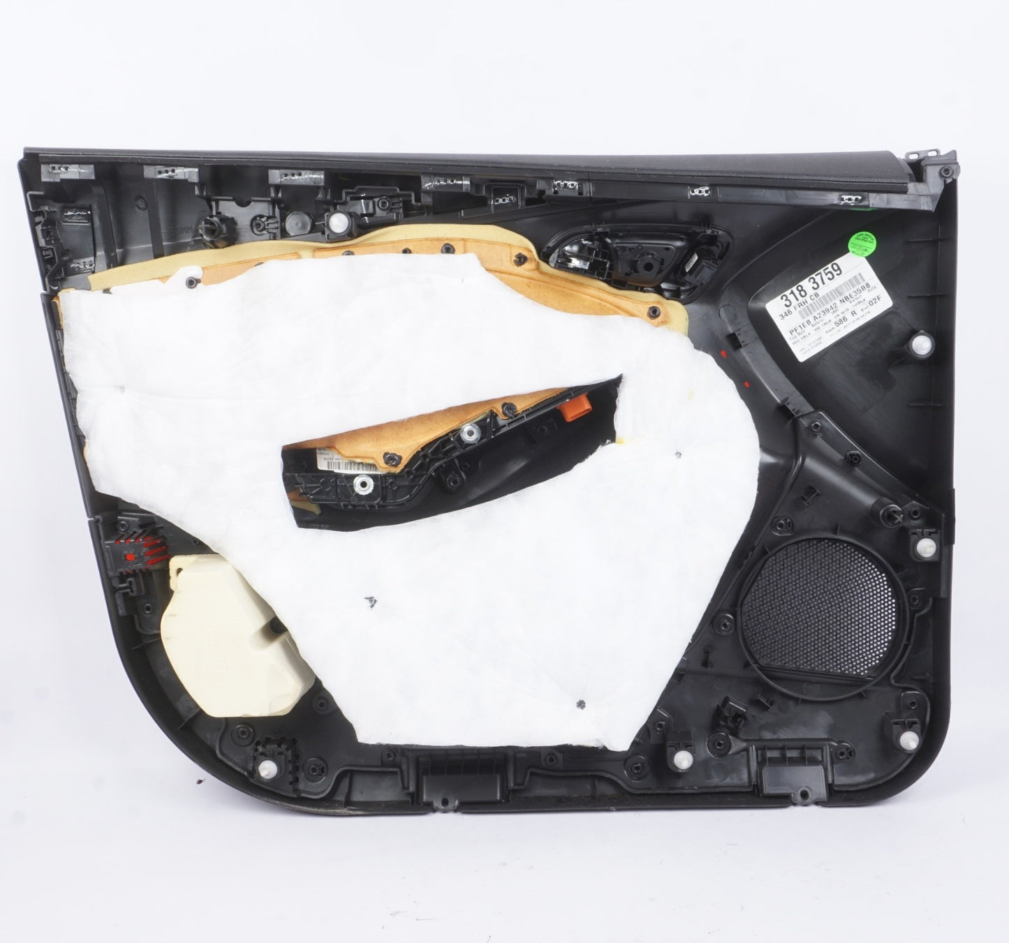 2015 - 2018 FORD FOCUS FRONT RIGHT PASSENGER SIDE DOOR TRIM PANEL OEM BLACK