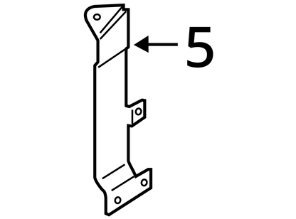 BMW F07/F10/F11 5-Series Bumper Connector Left Right 51117158893