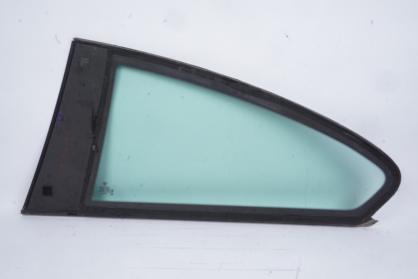 04-10 BMW 645Ci 650i M6 Coupe Rear Right Pass Side Quarter Window Glass OEM