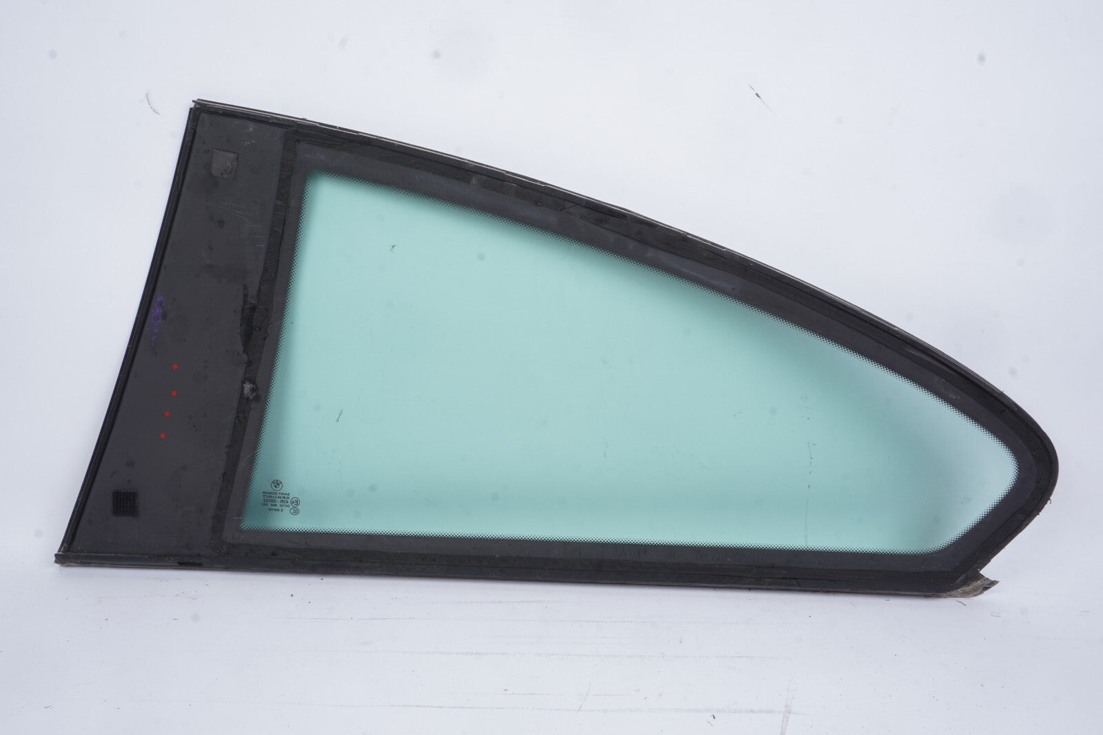 04-10 BMW 645Ci 650i M6 Coupe Rear Right Pass Side Quarter Window Glass OEM