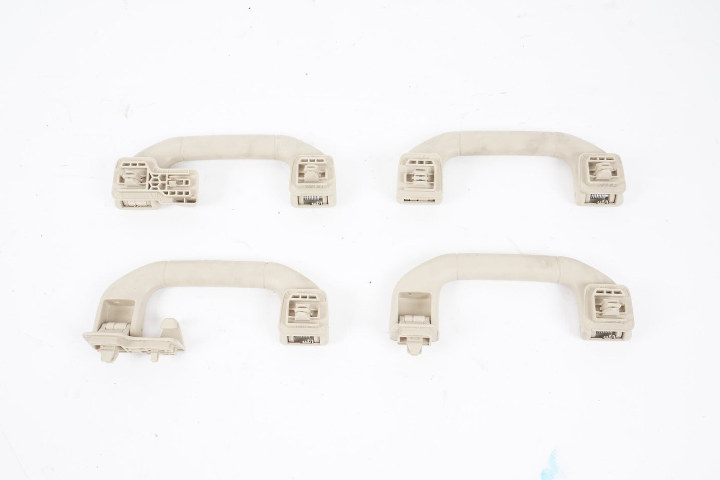 08-14 Mercedes C350 C300 W204 OVERHEAD ROOF GRAB HANDLE SET OF 4 OEM