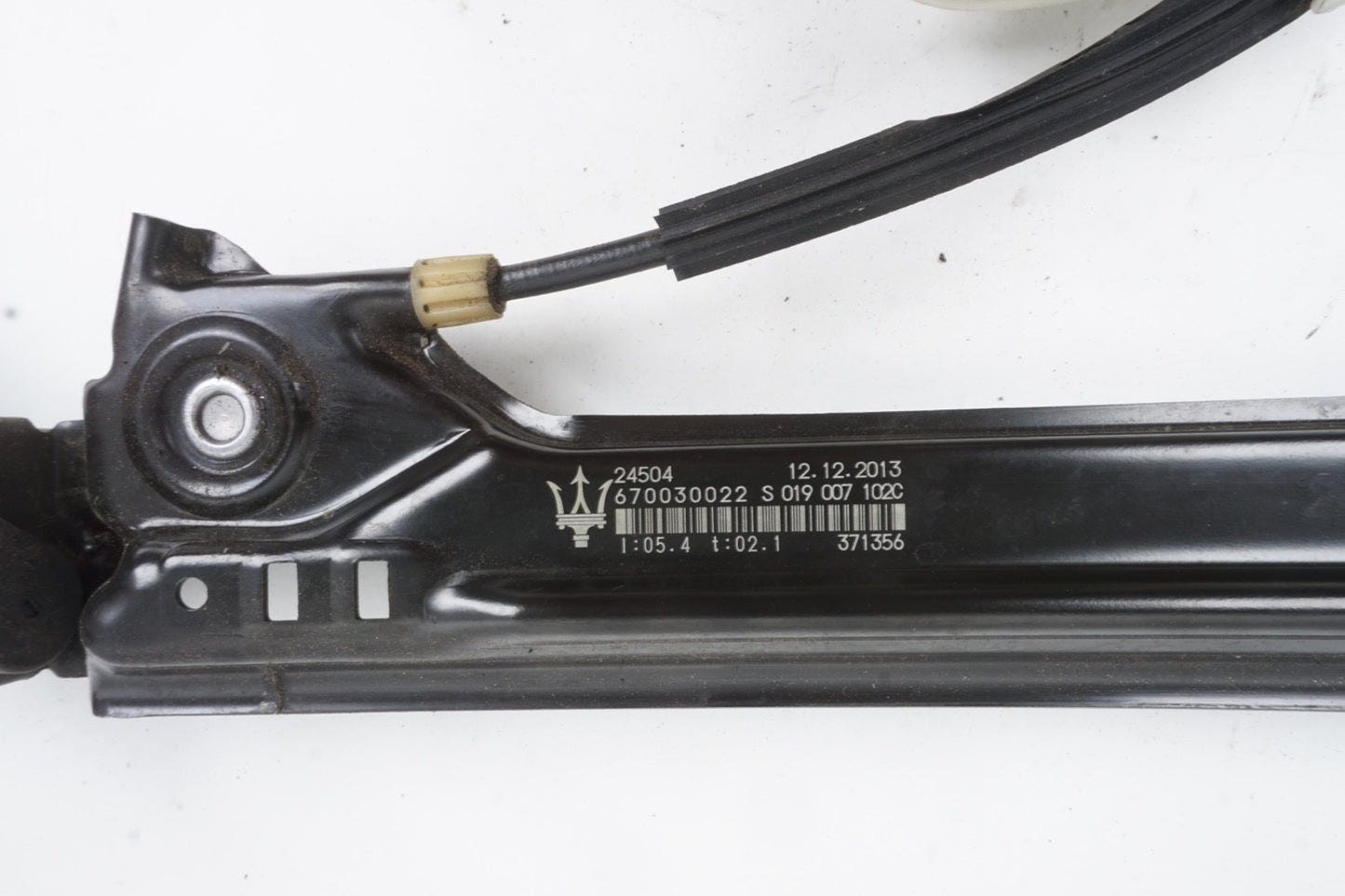 2014 - 2017 Maserati Ghibli Rear Right Door Window Regulator Motor 670030022 Oem