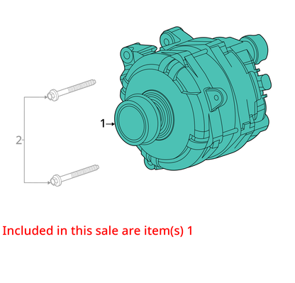 2020 - 2021 CADILLAC CT4 CT5 2.0L ENGINE ALTERNATOR GENERATOR OEM 11K MILES