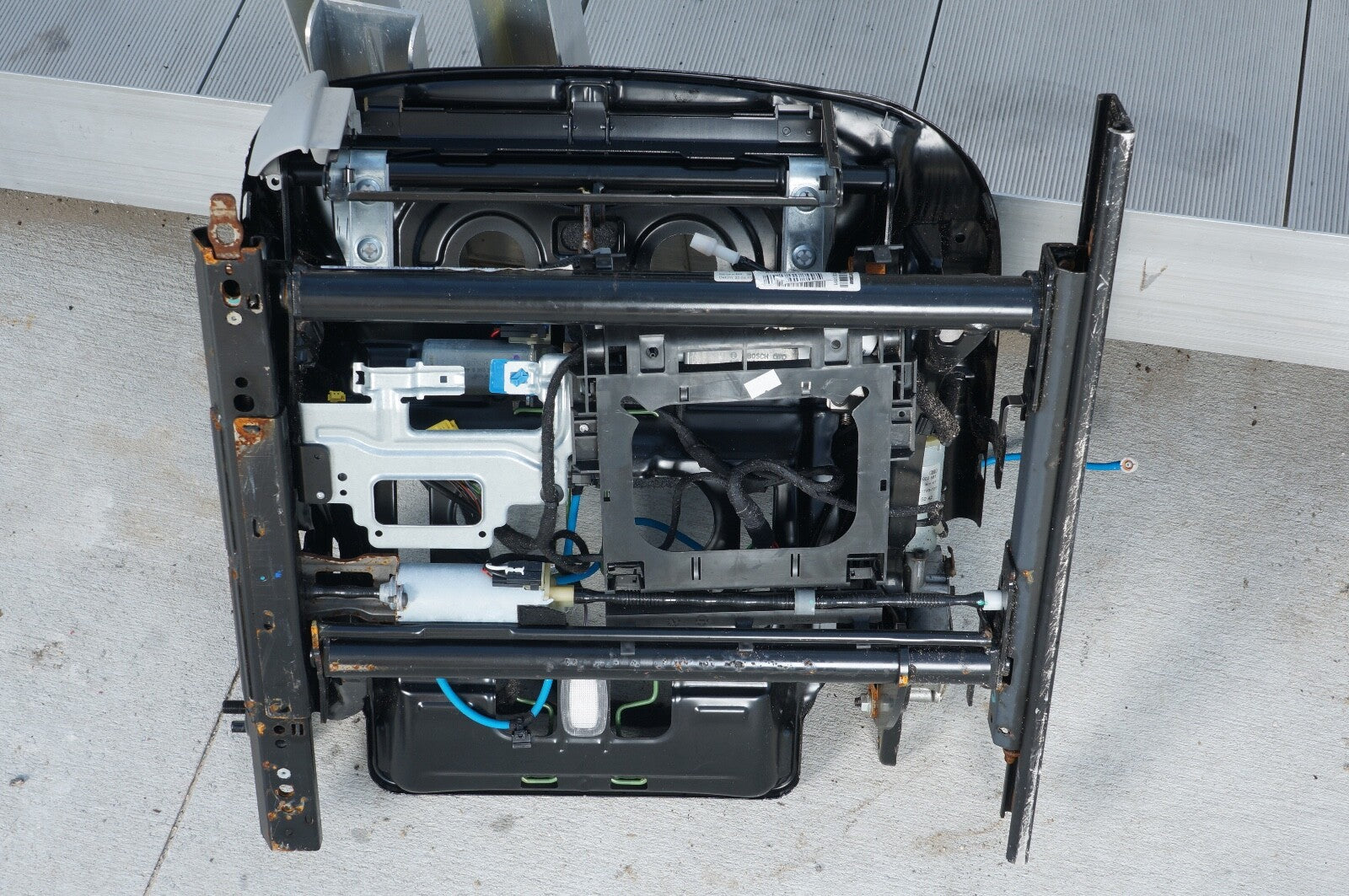 07-13 MERCEDES W221 S550 S600 S65 DRIVER FRONT LOWER SEAT RAIL TRACK FRAME