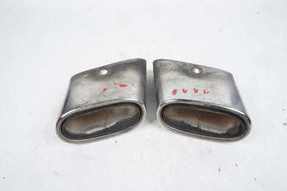 2003 - 2010 Mercedes R230 SL500 exhaust tips, set, left and right OEM