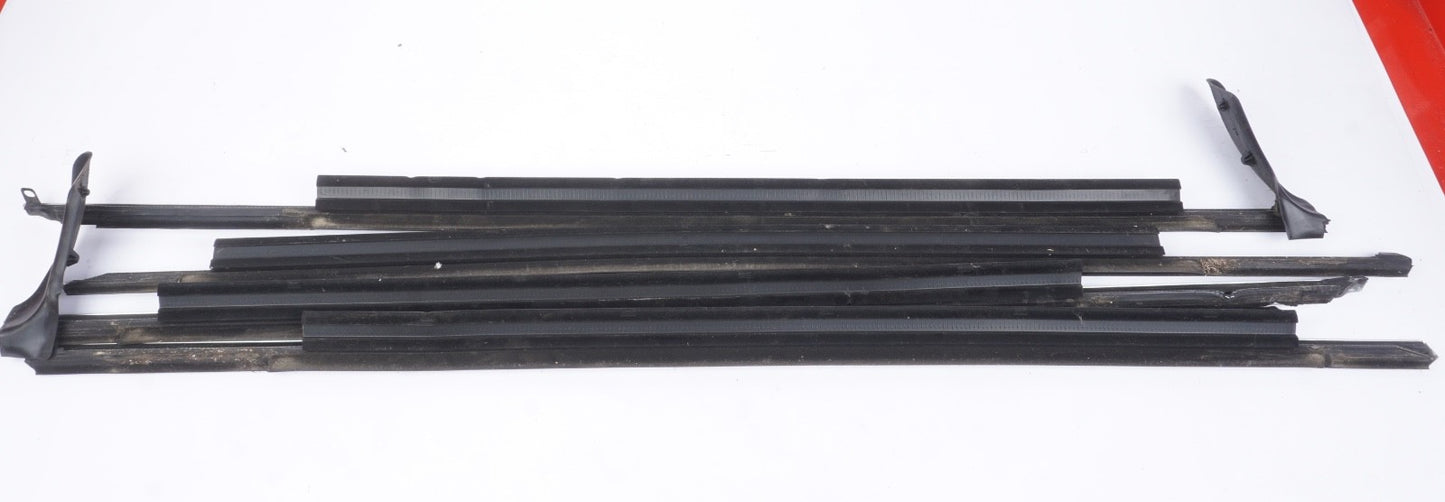 2011-2017 Audi A8L D4 Front Rear Left  Right Door Window Belt Molding Trim  SET