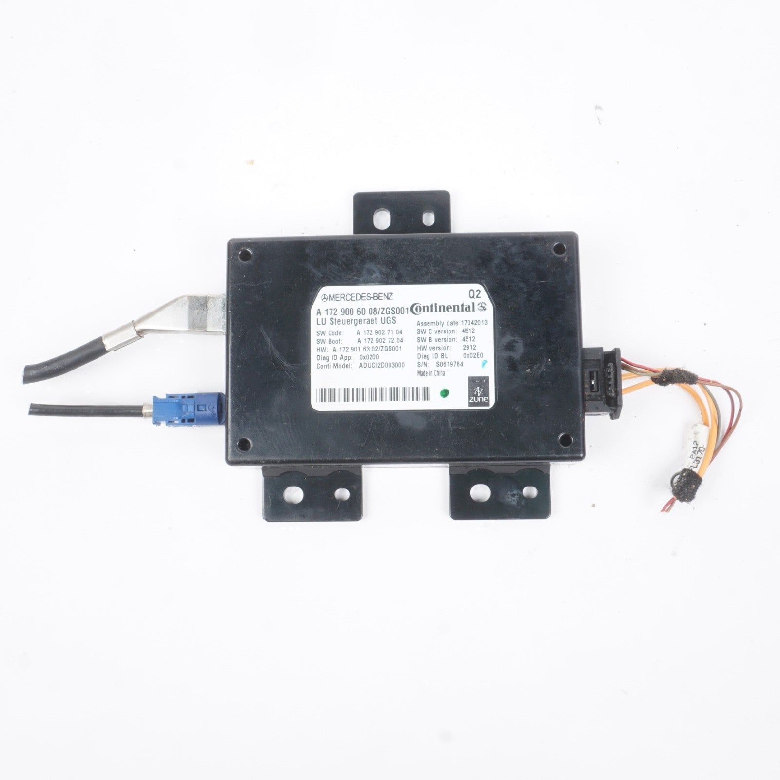 2013 - 2016 Mercedes GL350 X166 Interface Communication Control Module OEM