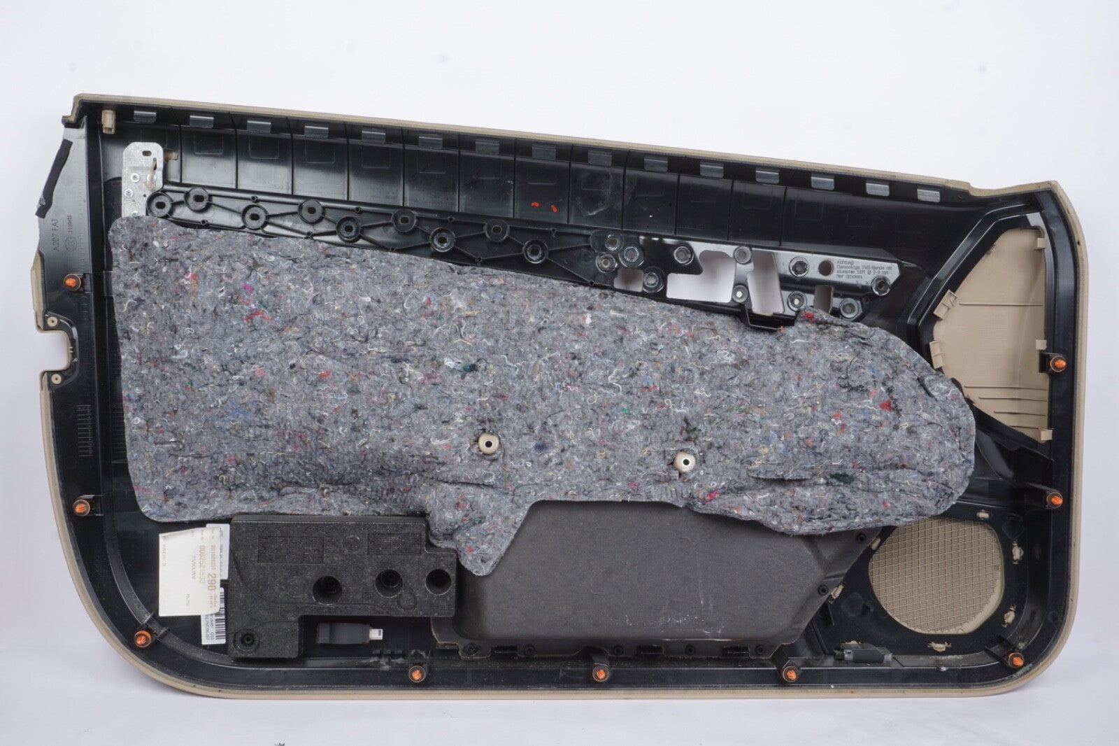 11-13 Mercedes W207 E350 E550 Convertible RIGHT Side Interior Door Panel OEM