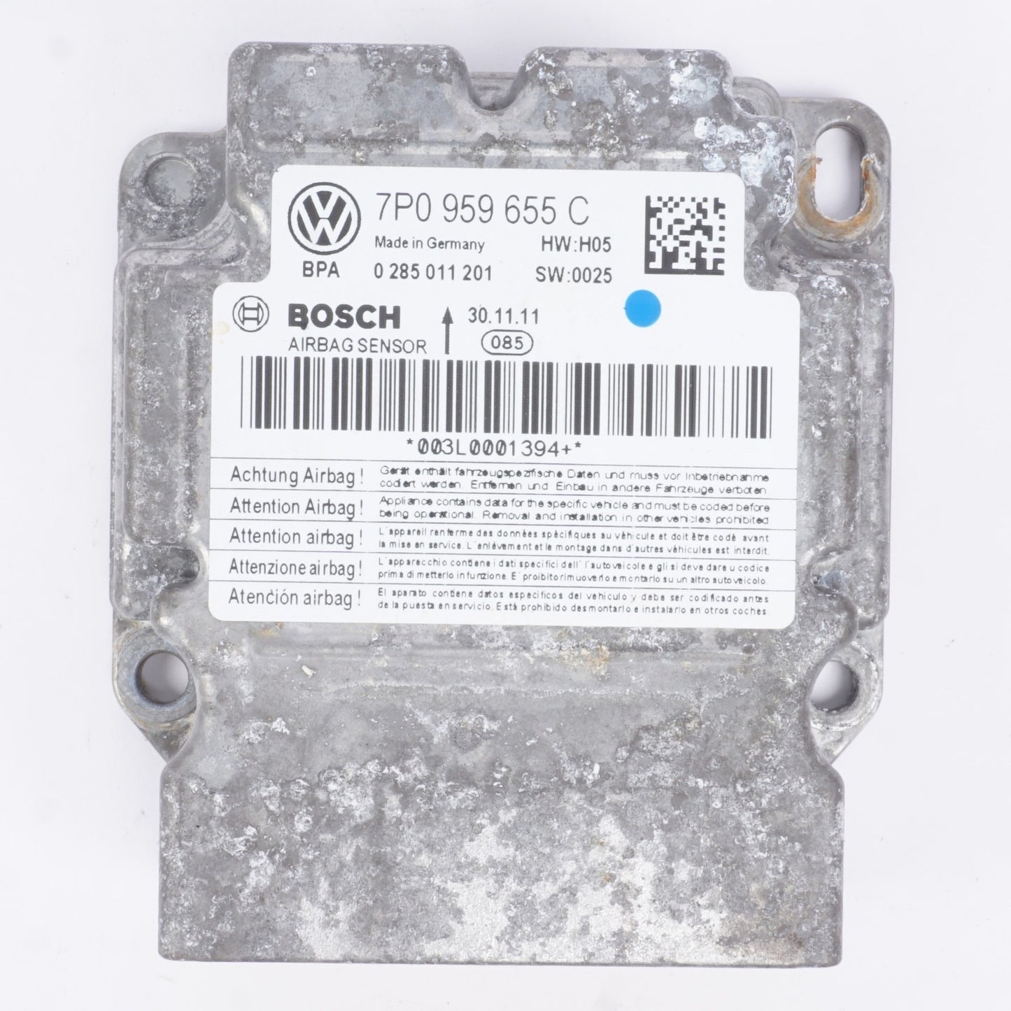 2011-2014 PORSCHE CAYENNE CONTROL MODULE  7P0959655C OEM