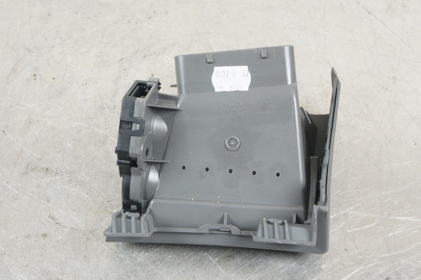 07-13 Mercede W221 S550 CL550 Dashboard AC A/C Air Vent Left Driver GRAY OEM