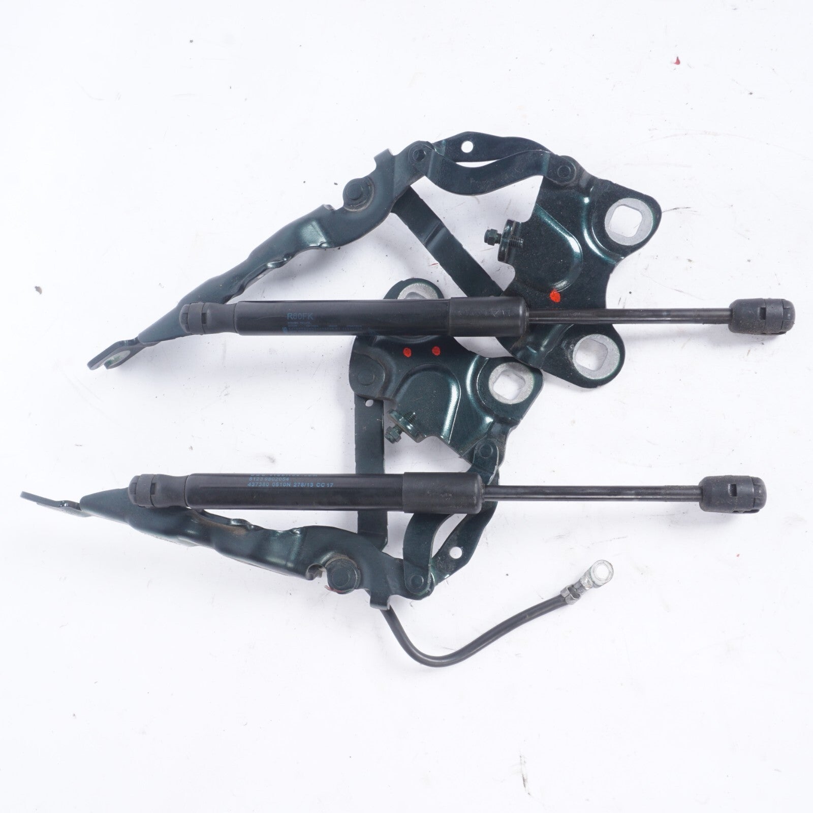 11-16 Mini Cooper Countryman Hood Hinge w/ Lift Support Shock Strut LH & RH OEM
