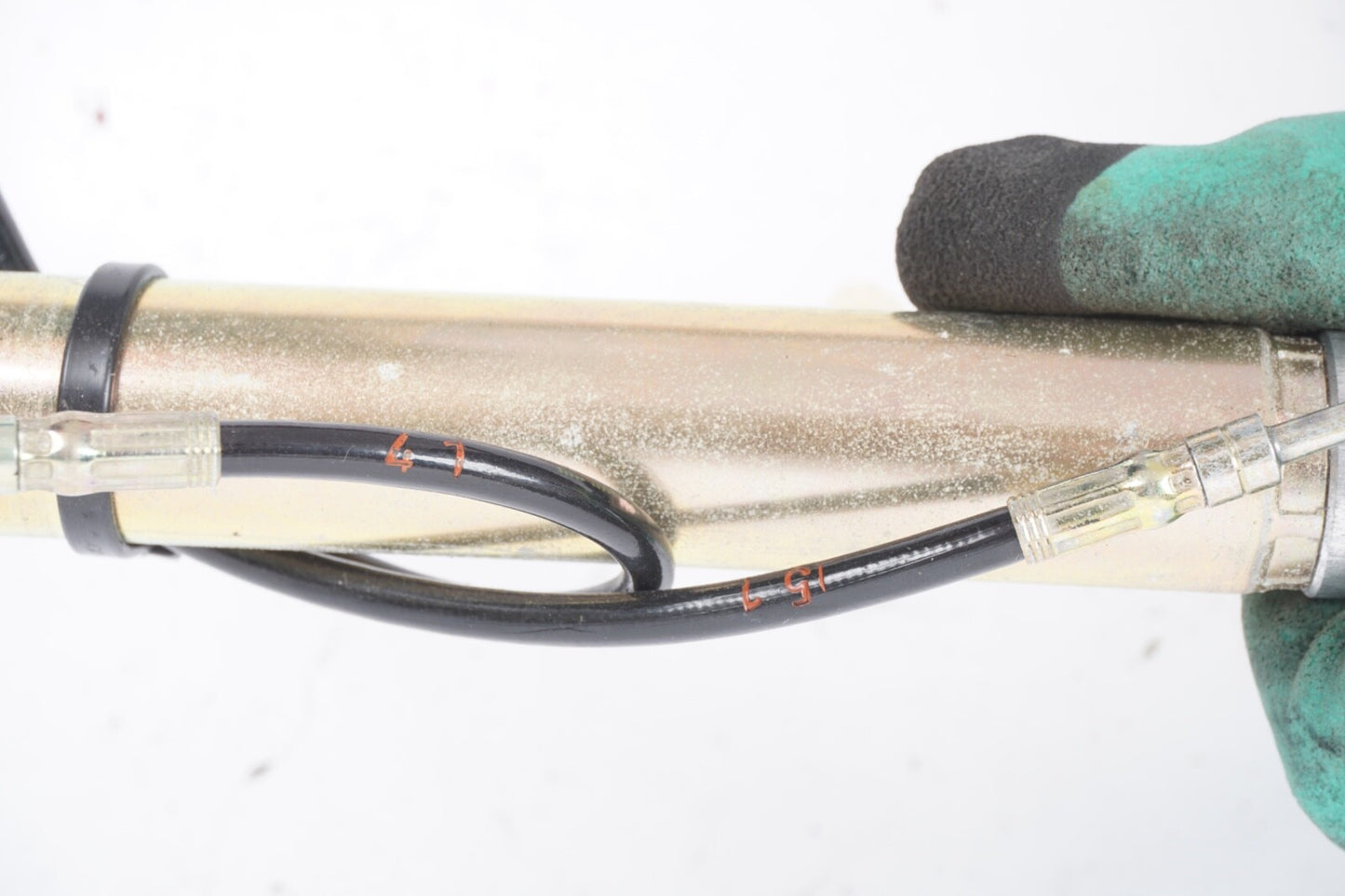 2003-2008 MERCEDES SL500 CONVERTIBLE ROOF HYDRAULIC CYLINDER SHOCK LINE 41 51