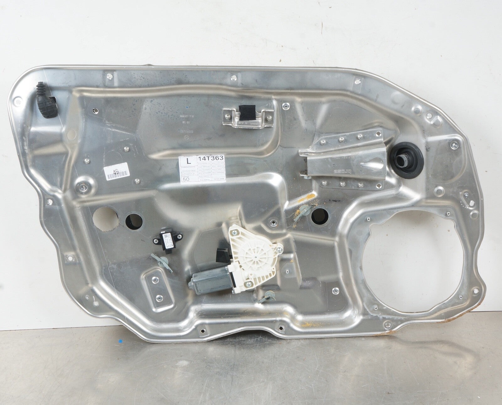 07 08 09 MERCEDES-BENZ S550 W221 FRONT LEFT DOOR WINDOW REGULATOR W/ MOTOR   OEM