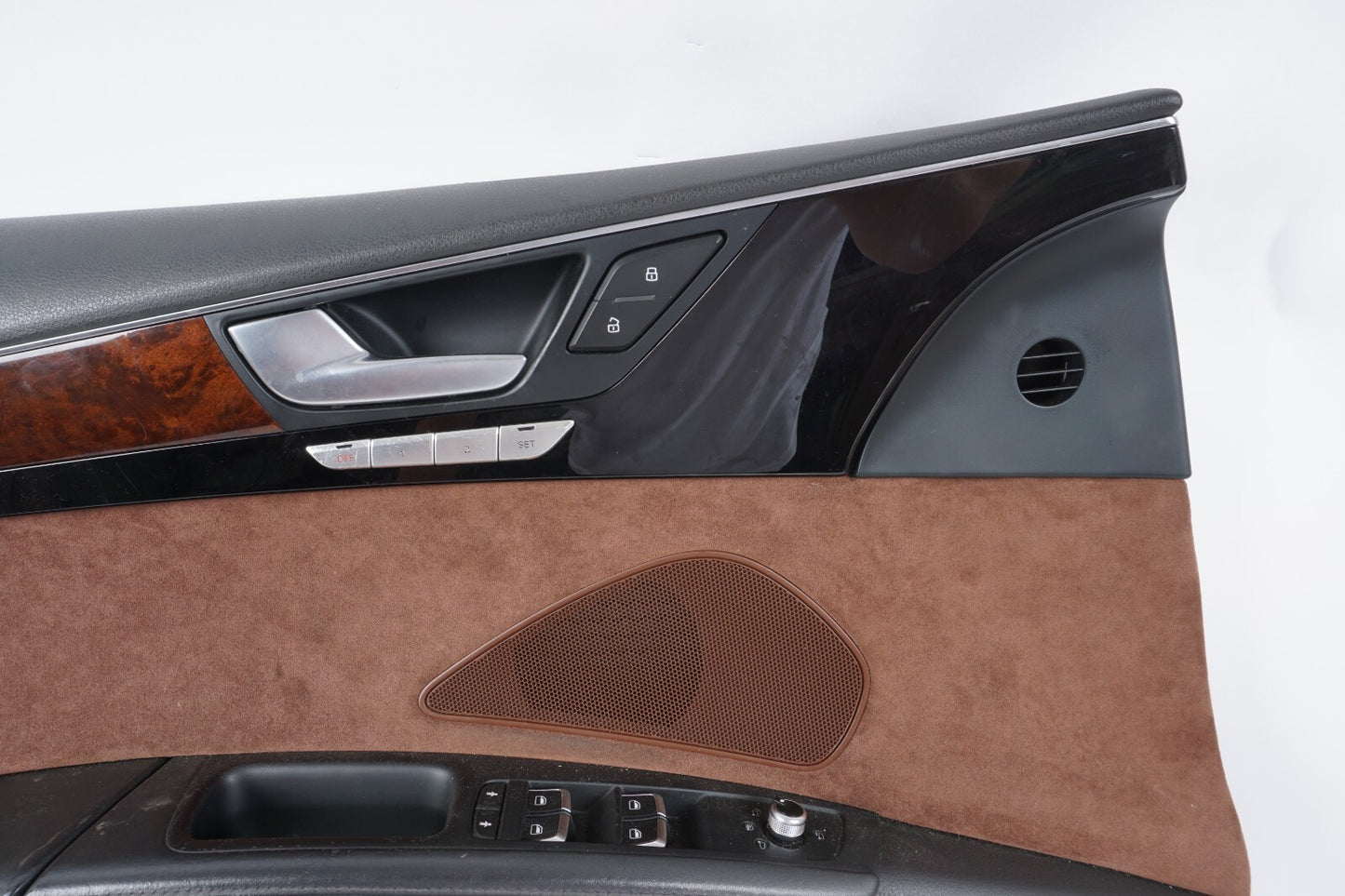 11-17 AUDI A8L FRONT LEFT DRIVER SIDE DOOR PANEL TRIM OEM
