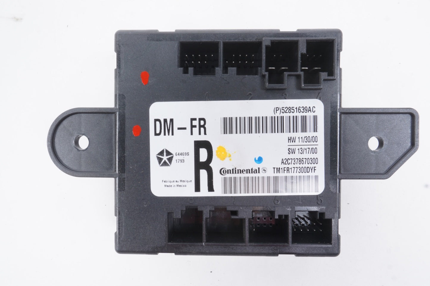 2014 - 2017 Maserati Ghibli Front Right Driver Side Door Control Module OEM