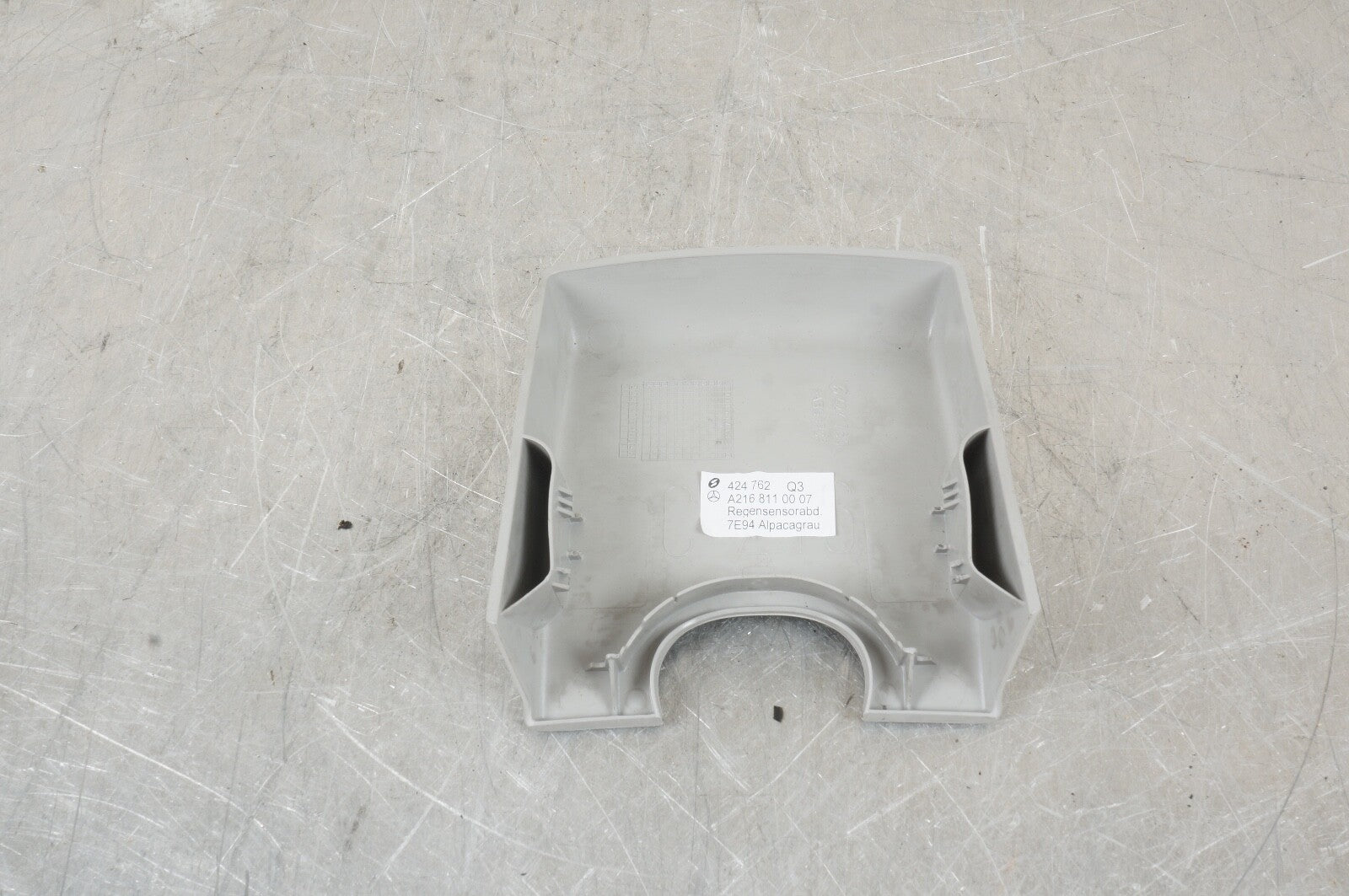 07-10 Mercedes W216 CL550 CL63 AMG Interior Rear View Mirror Cover GRAY OEM