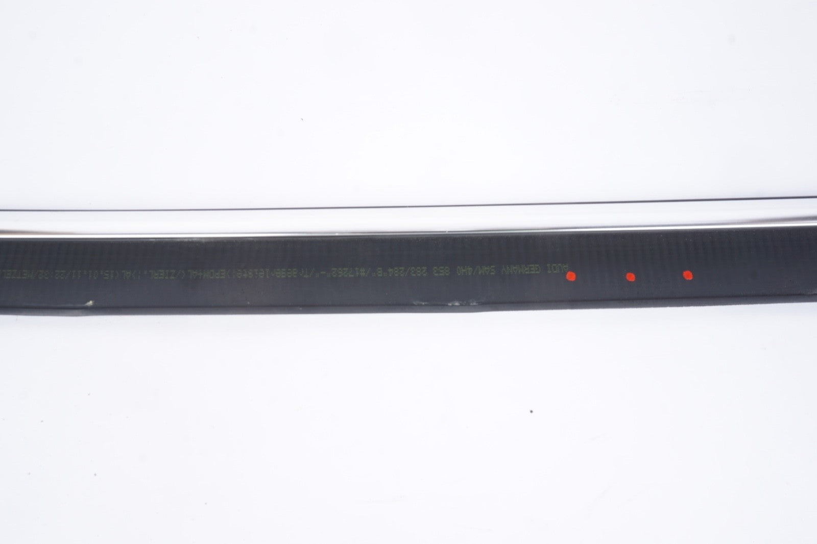 2011-2018 AUDI A8 L QUATTRO REAR LEFT DRIVER SIDE DOOR WINDOW BELT MOLDING OEM