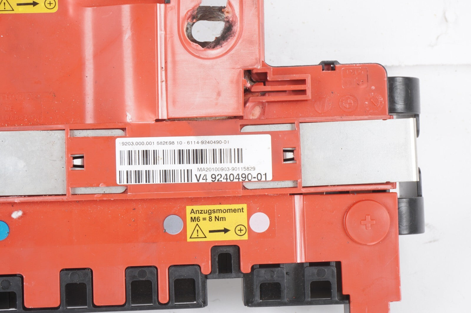 2010-2017 BMW 550I GT F07 BATTERY REAR POSITIVE JUNCTION TERMINAL  OEM