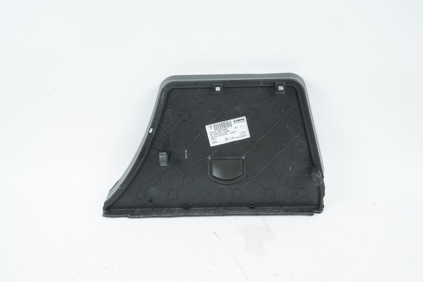 10 - 16 PORSCHE PANAMERA REAR LEFT DRIVER SIDE TRUNK FLOOR COVER TRIM OEM