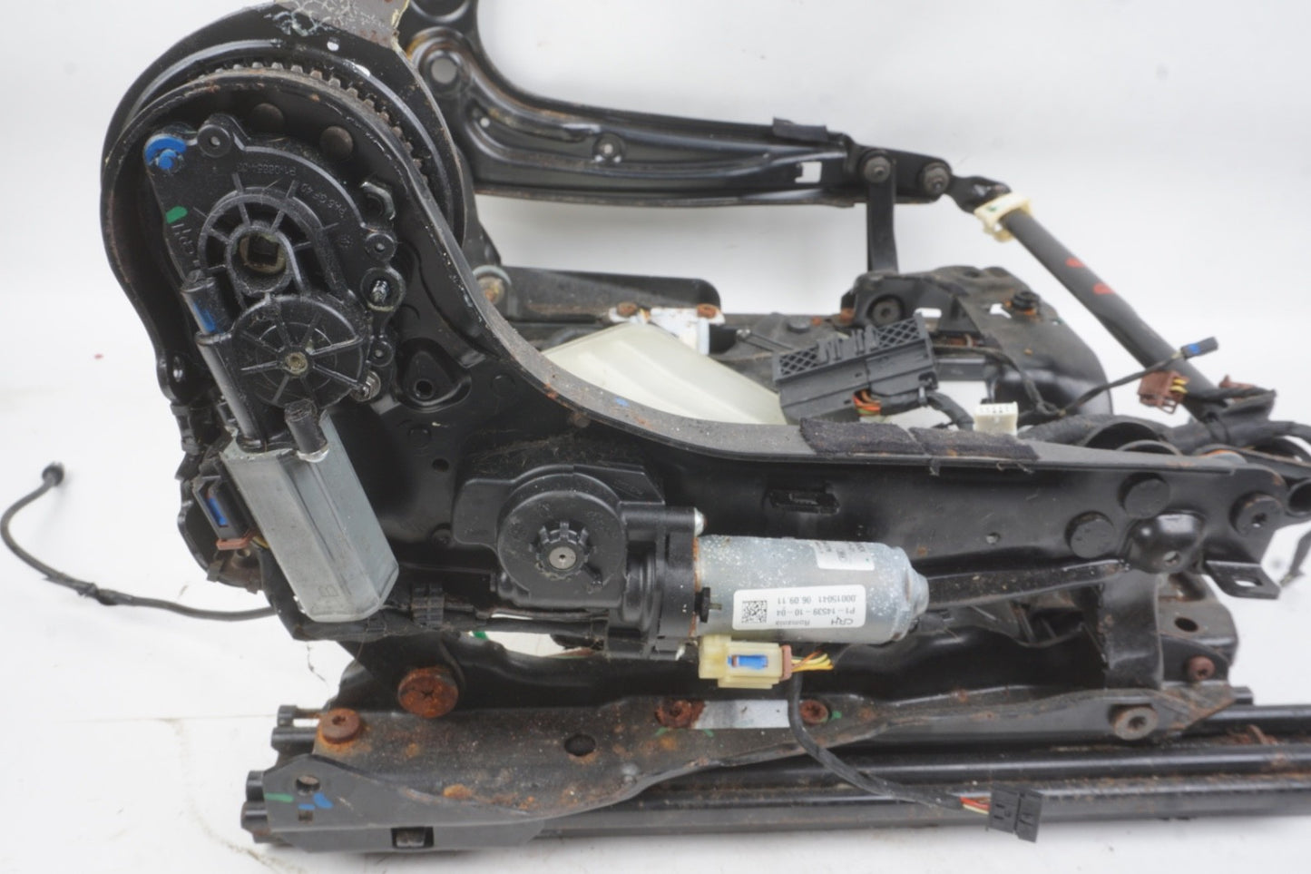 2012-2018 BMW 650i 640i F13 FRONT RIGHT SIDE SEAT LOWER TRACK FRAME & MOTORS OEM