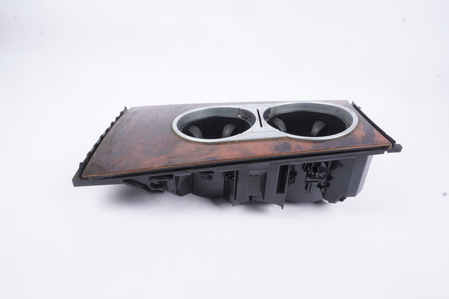 06 - 11  MERCEDES ML350 CENTER WOOD CONSOLE DUAL CUP HOLDER BROWN OEM 16904037
